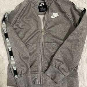 Nike Heather Gray Track Jacket